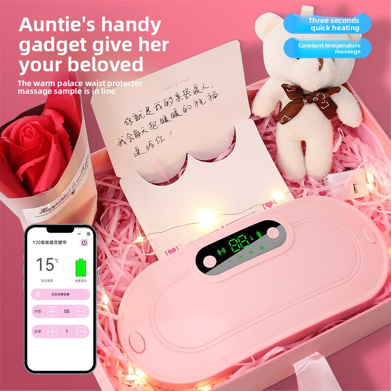 Portable Heating Pad with Vibration and Warmth