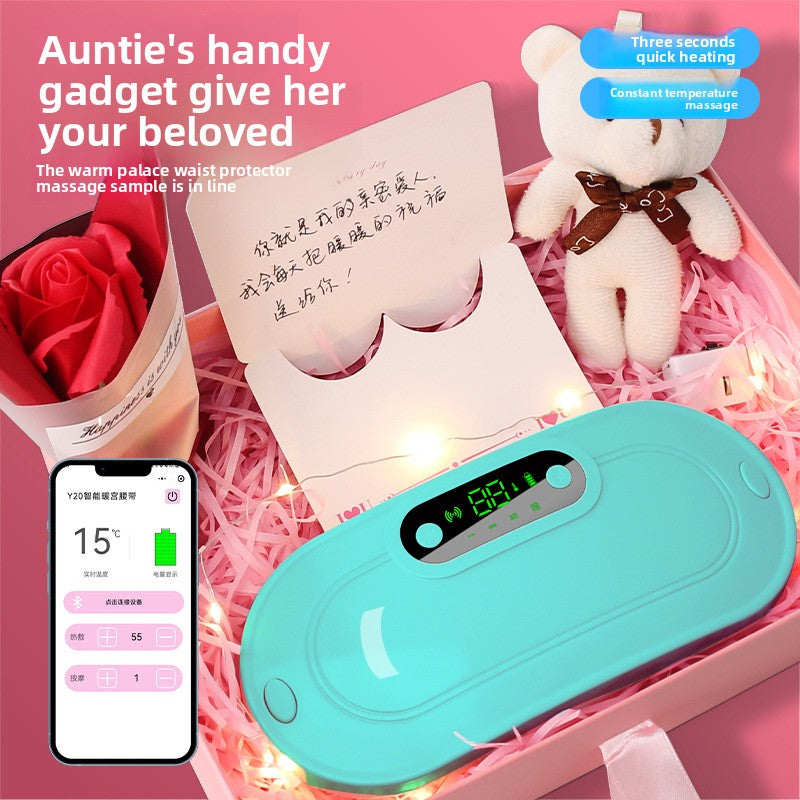 Portable Heating Pad with Vibration and Warmth