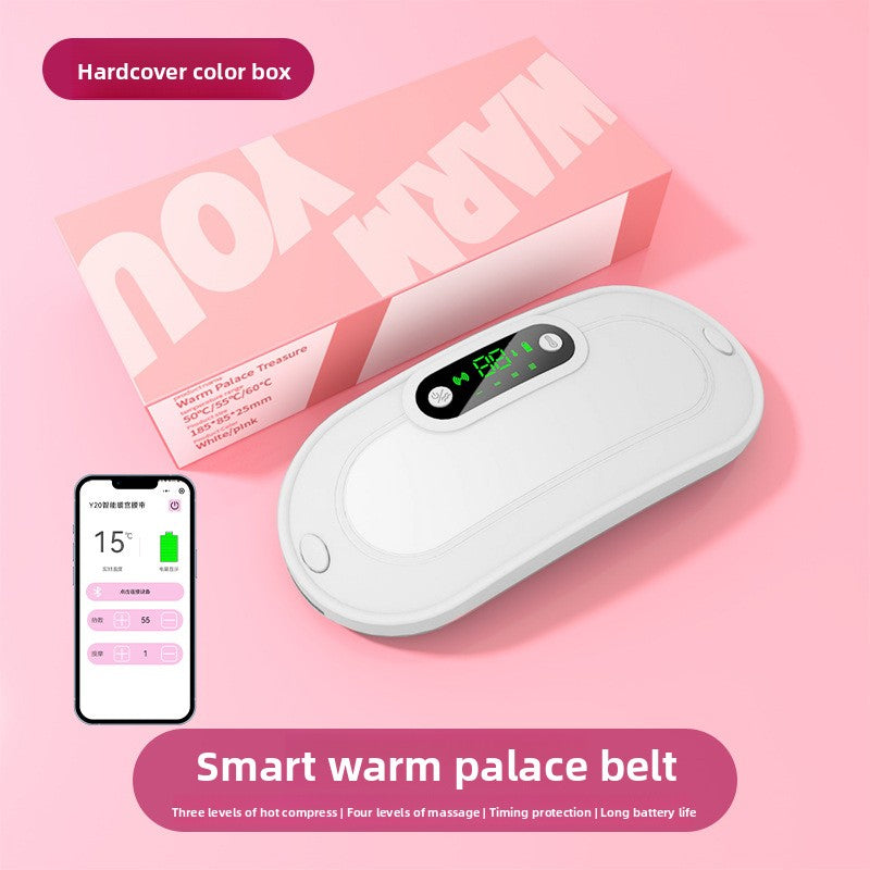 Portable Heating Pad with Vibration and Warmth