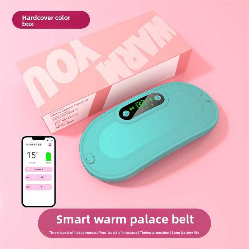 Portable Heating Pad with Vibration and Warmth