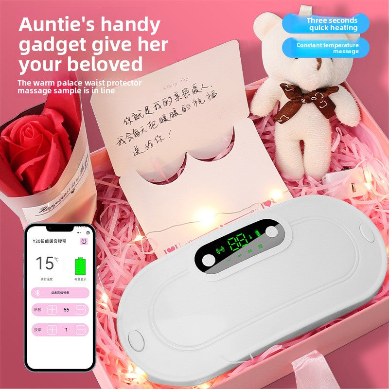 Portable Heating Pad with Vibration and Warmth